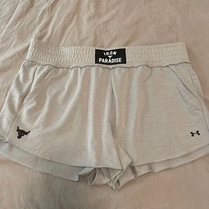 Project Rock Womens Terry cotton shorts